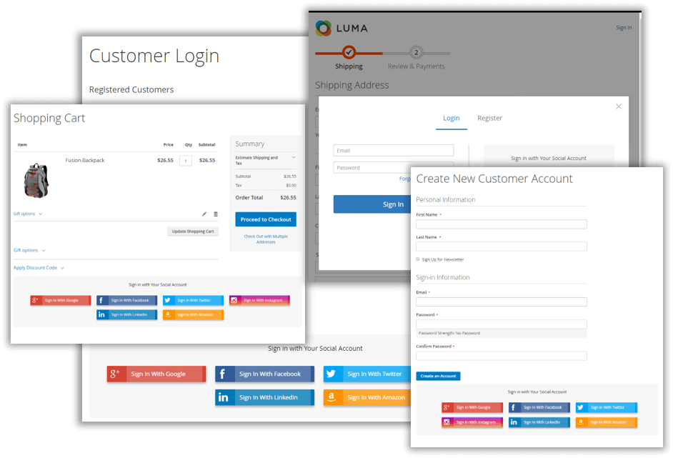 Social login