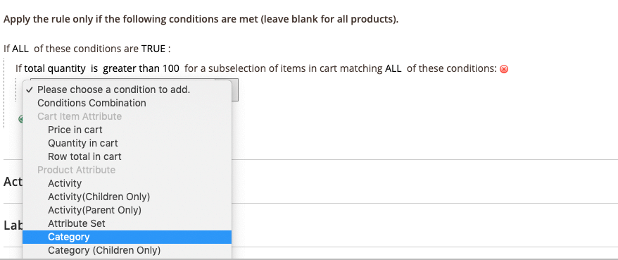 Extend Catalog Rule Conditions