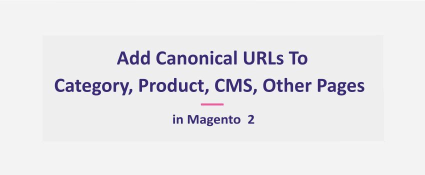 Magento 2: Add Canonical URLs To Category, Product, CMS, Other Pages